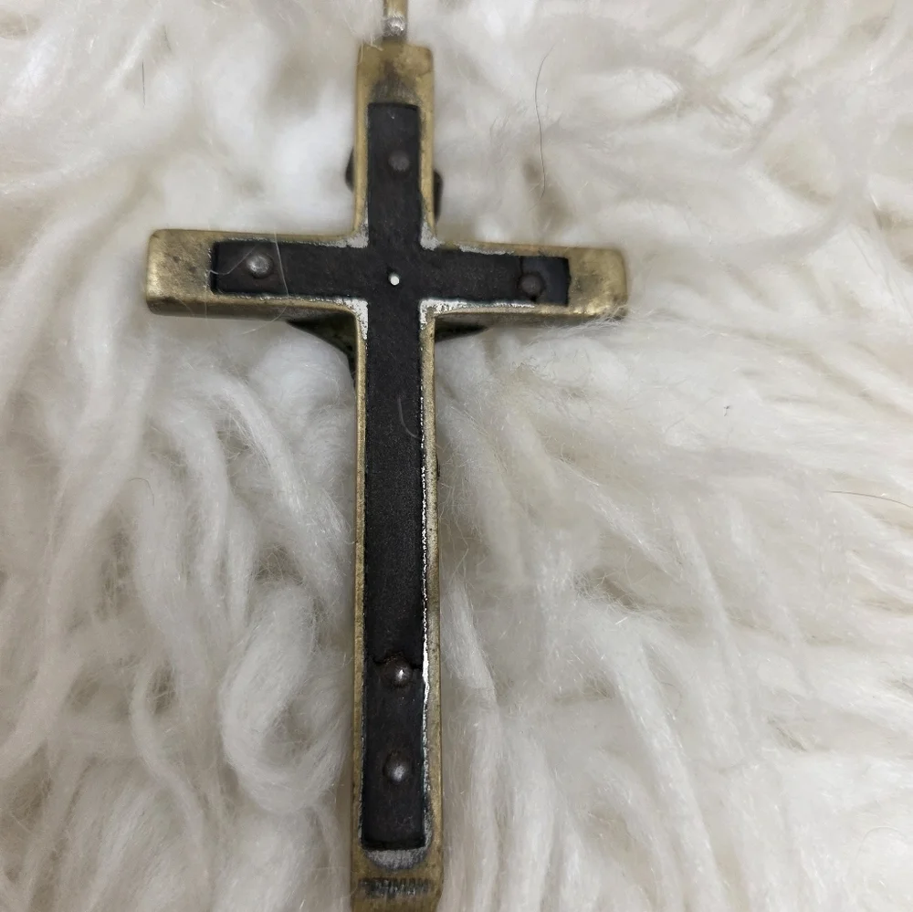 WW11 German Army Officer Pectoral Cross Skull Crossbone Pendant